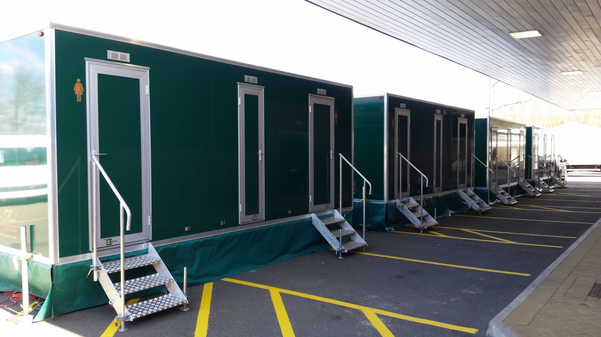 Premier Flush portable loo hire for weddings