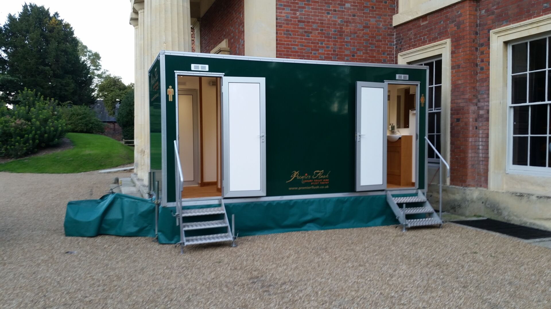 Luxury bathroom hire providing comfort for guests