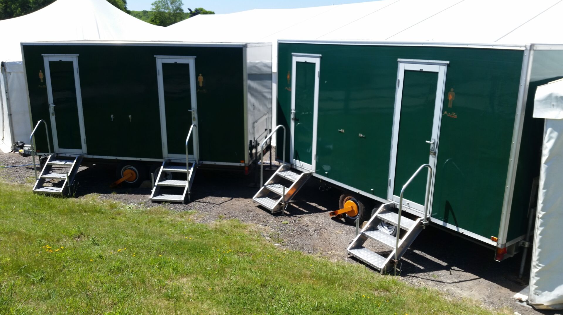 Premier Flush PF Series portable toilet wedding event
